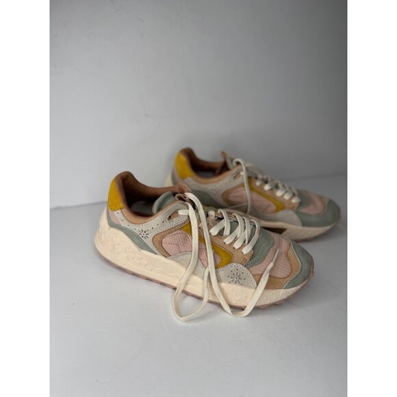 NEW Flower Mountain Sneakers Leather US 8 EU 39 UK 5.5 - Picture 3 of 9